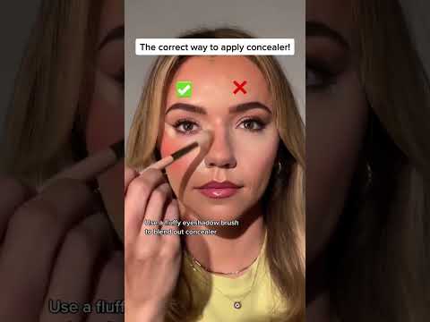 The best way to apply concealer! #concealerhack #makeuphacks #IPSY