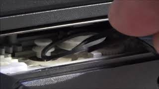 How to Change the Drive Belt on PC CD / DVD Drive Tray without dismantling