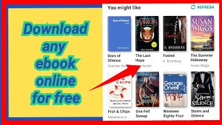 How to download Ebooks for free | How to download free ebooks?