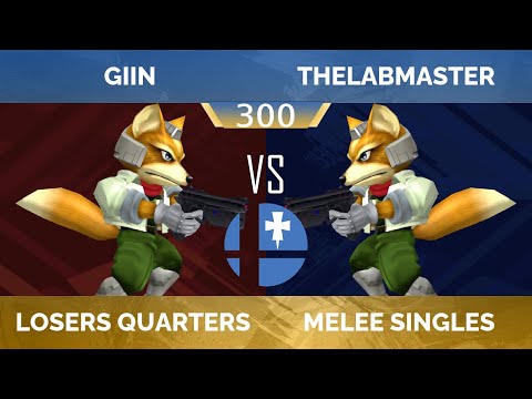 RogaSmash 300: SSBM – Losers Quarters — Giin (Fox) vs TheLabMaster (Fox)