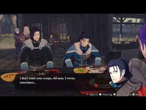 Blue Lions Unique Non-Battle Dialogue - FE Three Hopes