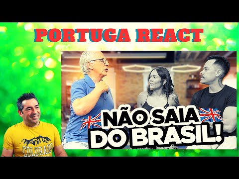 Portuga reage a Inglês explica o porque o BRASIL é MELHOR que a INGLATERRA!