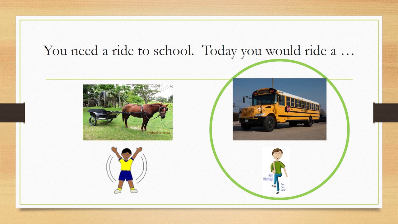 1st grade Social Studies: Long Ago vs. Today