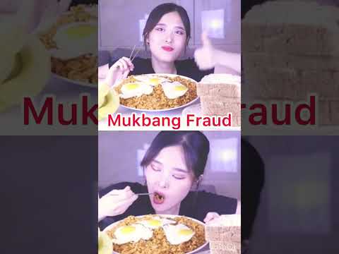 Truth behind tiny #Mukbangers How they eat so much #food ASMR actually know how to eat #fraud #short