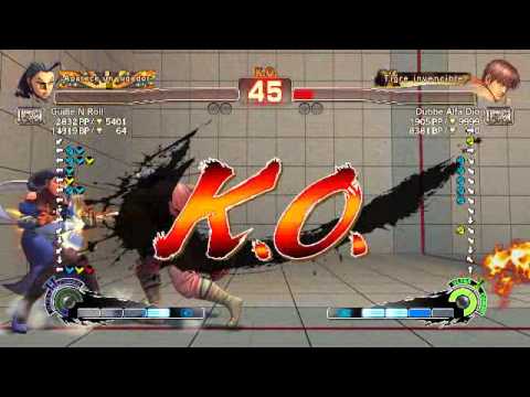 Guille N Roll's USF4 Matches - Vs Guy (Dubbe Alfa Dio)
