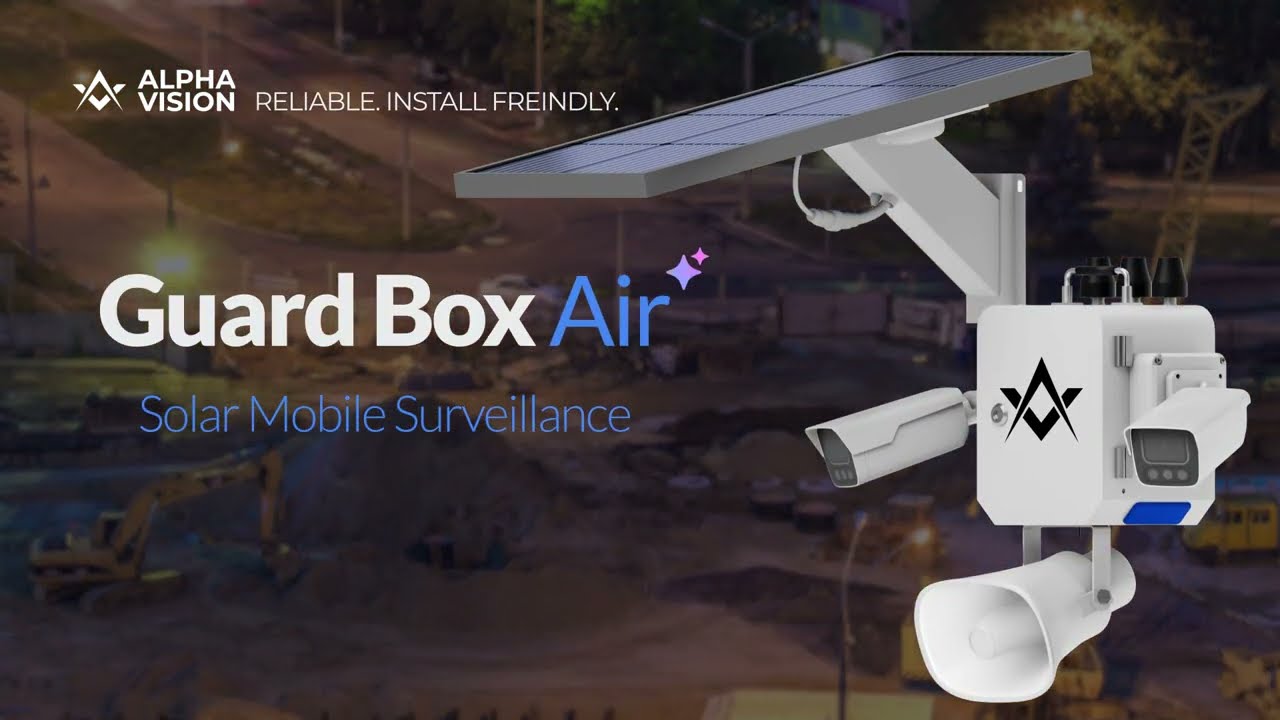 Alpha Vision GuardBoxAir: Mobile AI-Powered Surveillance for Any Environment