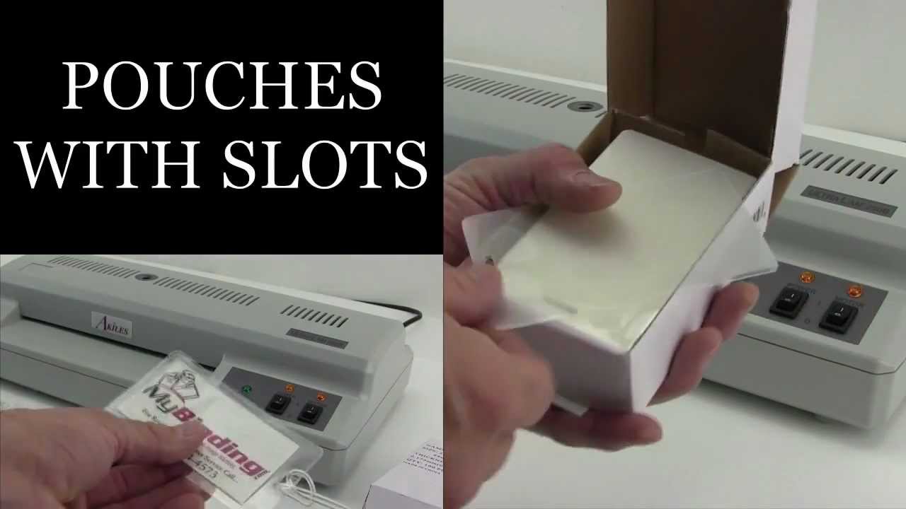 Laminating Pouches with Slots Overview Video