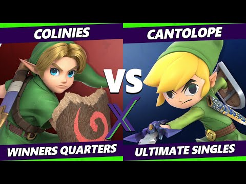 S@X 380 Online Winners Quarters - colinies (Young Link) Vs. Cantolope (Toon Link) Smash Ultimate
