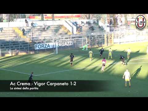 AC CREMA vs VIGOR CARPANETO 1-2 (08/12/2018) - La sintesi della partita