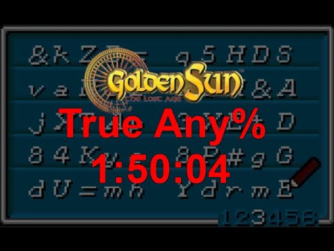 Golden Sun: The Lost Age True Any% Speedrun in 1:50:04