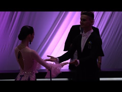 Mykhailo Benivskyi - Daiana Bondar UKR, English Waltz | WDSF European Championship Youth Standard