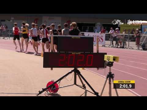 SM U20 / U23 Nottwil 2021 - 1500m U20 Männer Finale