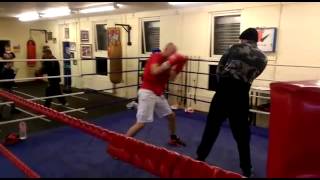 preview picture of video 'light sparring at runcorn abc 25th jan 2015'