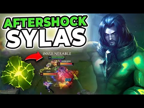 AFTERSHOCK SYLAS Is INVULNERABLE?! *OP RUNE* - League of Legends