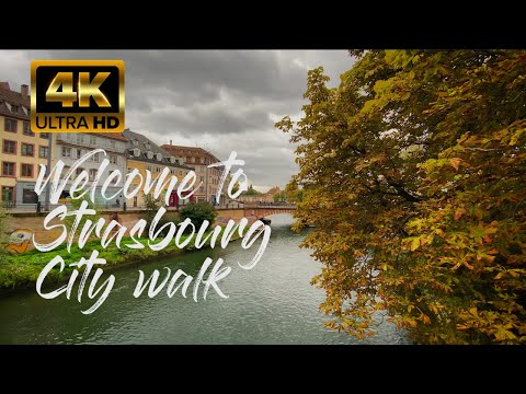 In CASE YOU MISSED IT | Strasbourg City Walk - Strasburg vlog! 4k video 2160p
