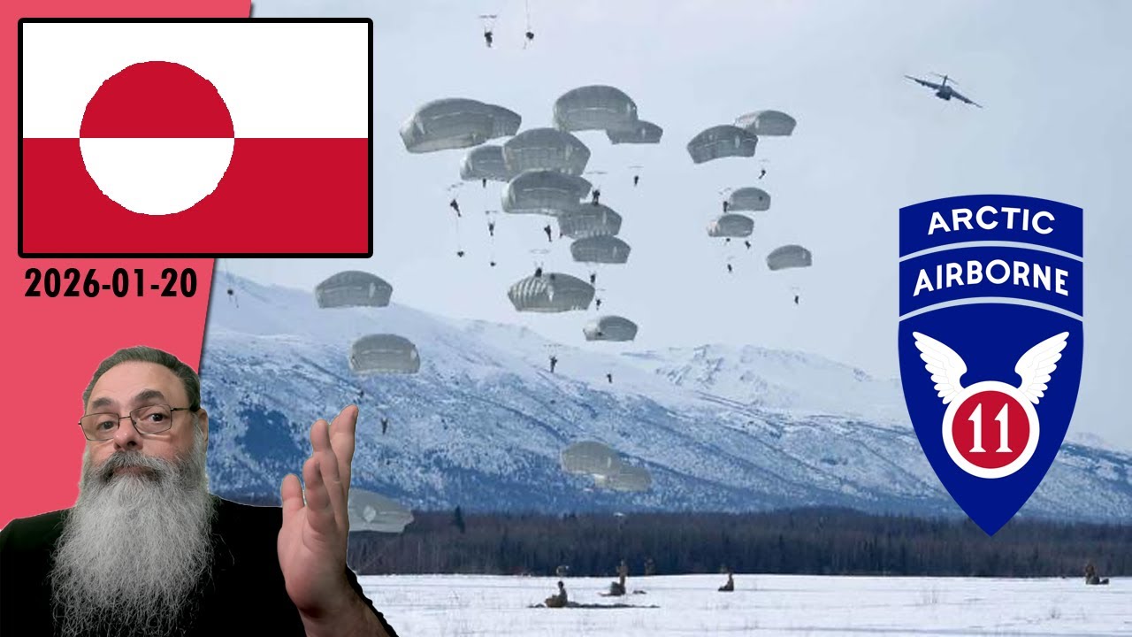#Groelândia 2026-01-20: TRUMP prepara 11a DIVISÃO de PARAQUEDISTAS para MISSÃO, será GROELÂNDIA?