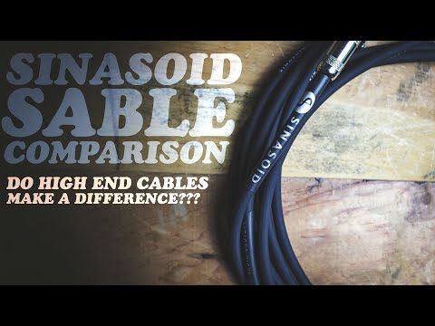 DEMOS IN THE DARK: SINASOID SABLE CABLE - Do High End Cables Make A Difference?