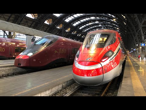 TRENI PASSEGGERI A MILANO CENTRALE: FRECCIAROSSA, Eurocity e Trenord!