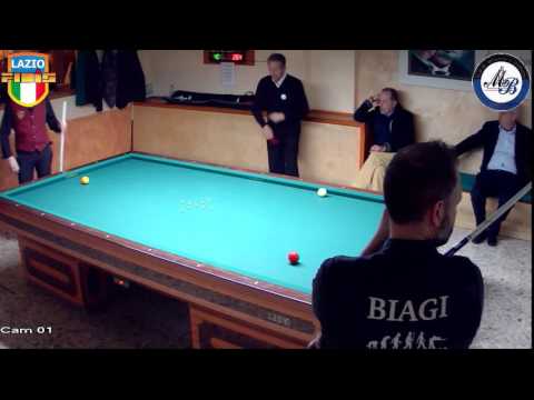 Biagi vs Ricciolini - Gara Interregionale 1/2/3 Cat. CSB Martino's Billiards (LT) 14/18Mar2017