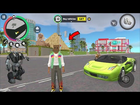 Vegas Crime Simulator 2 - 2.9.9 New Update (Paper Man with Luxury Lime Car) - Android Gameplay HD