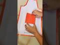 Paper Apron School Project Apron Making Youtubeshorts