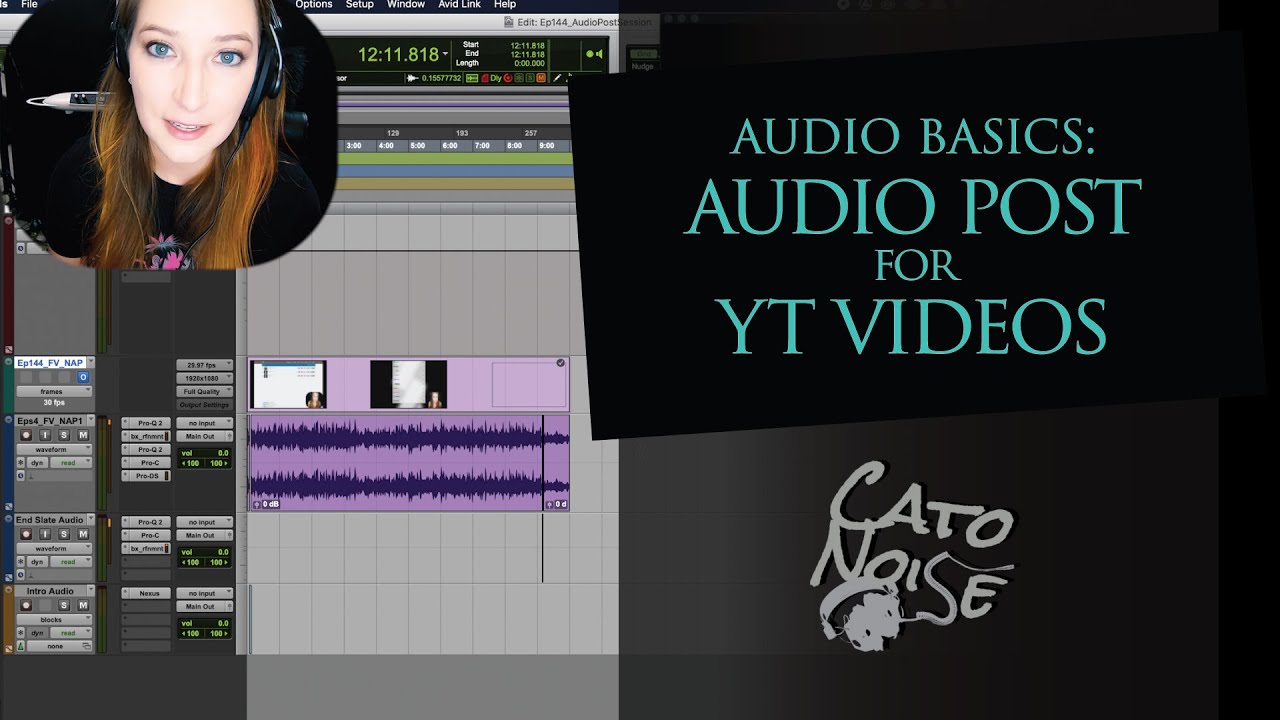 Basic Audio Post Production: What an Audio Engineer Does for Their Youtube Videos