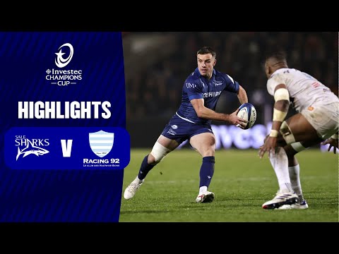 Instant Highlights - Sale Sharks v Racing 92 Round 2 | Investec Champions Cup 2024/25