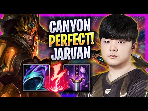 CANYON PERFECT GAME WITH JARVAN! - GEN Canyon Plays Jarvan JUNGLE vs Jax! | Season 2024