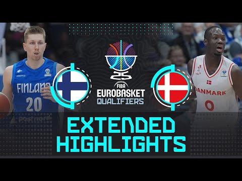 Finland 🇫🇮 vs Denmark 🇩🇰 | Extended Highlights | FIBA EuroBasket 2025 Qualifiers