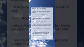 Download lagu STORY WA FAKTA ANAK GAMERS! #SHORTS mp3