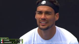 Sydney 2018 - Fabio Fognini vs Adrian Mannarino - Full Highlights HD