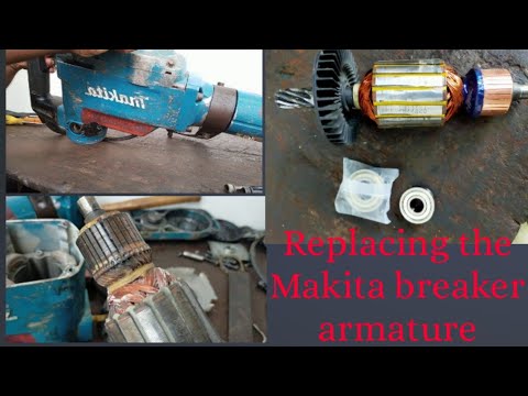 Replacing the Makita breaker armature