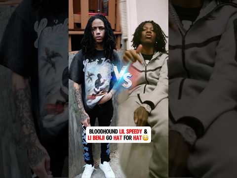 Bloodhound Lil Speedy & Lil Benji Go Hat For Hat😳 #chiraq #drill