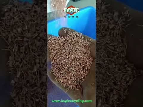 Kupfer-Recycling-Maschine Elektrische Kabel-Draht-Granulator-Maschine, die Kupfer vom PVC-Großhandel