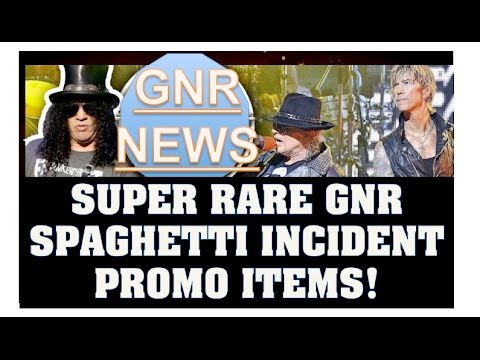 Guns N' Roses: Super RARE Spaghetti Incident? Promo Items Including Food & Transistor Radio!