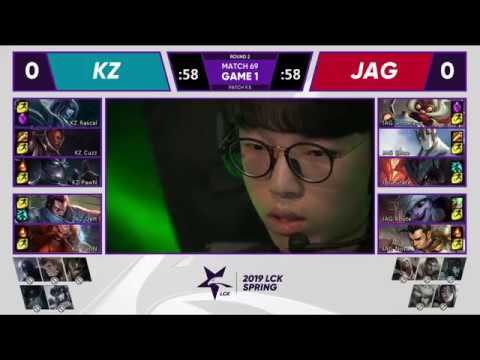 KZ vs JAG Game 1 FULL Week 8 Day 2 |KING-ZONE DragonX vs Jin Air Green Wings | LCK Spring Split 2019