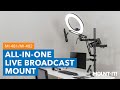 All-In-One Live Broadcast Mount - Single and Dual Monitor | MI-481 & MI-482 (Features)