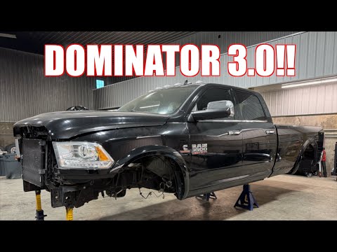 RAM 3500 Carli Dominator 3.0 Suspension LIFT Install!!! Part 1!!!