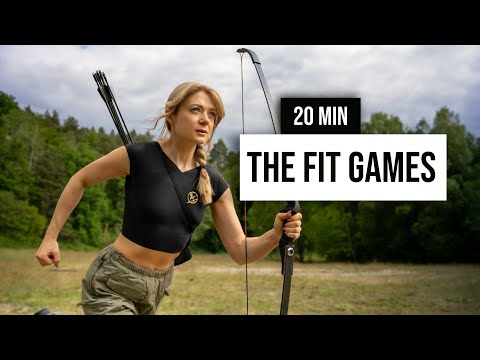 20 MIN HUNGER GAMES Inspired Full Body Home Workout | No Equipment | will you survive the FIT GAMES?