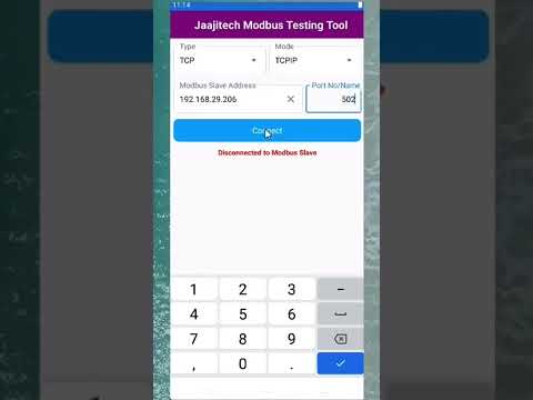Jaajitech Modbus Test App