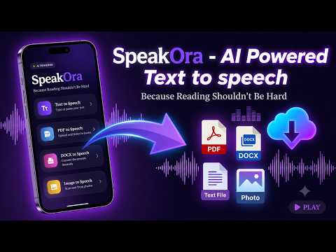 SpeakOra - AI Text to Speech video thumbnail