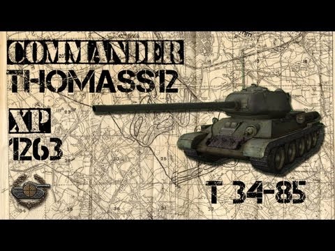 World of Tanks: Replays: T 34-85  Commander: Thomass12 |HD|