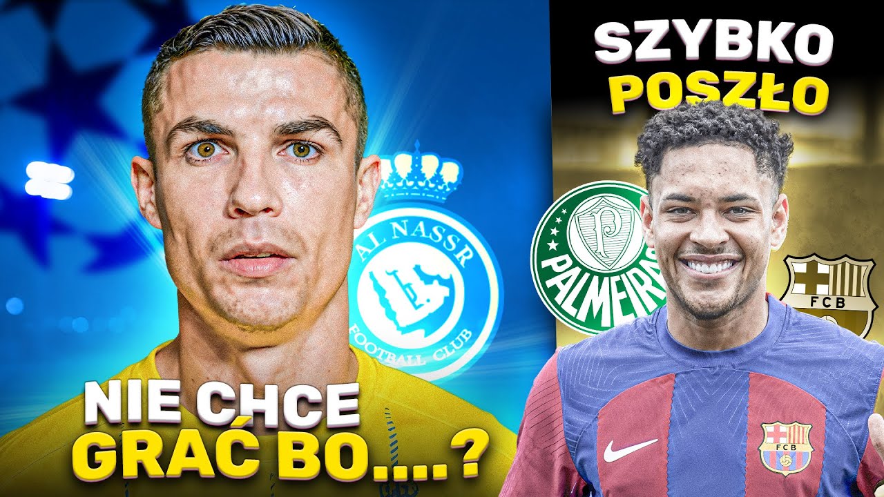 Cristiano Ronaldo ODMAWIA GRY... Al. Nassr ODDA mecz WALKOWEREM?! smutny koniec Roque w Barcelonie