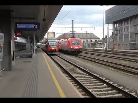 Führerstandsmitfahrt in Zeitraffer  Linz - Wien Freudenau (30 min)