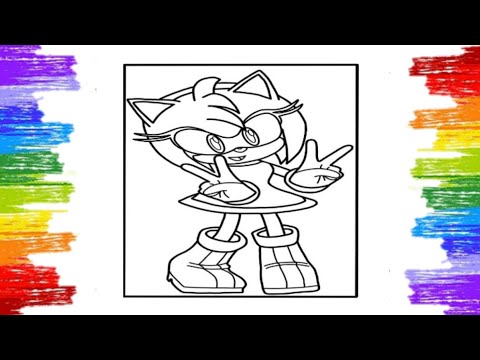 Amy Rose From Sonic The Hedgehog Coloring Pages/ Alan Walker - Fade [NCS Release]