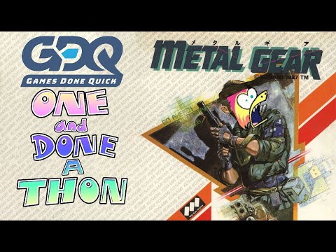 I ran Metal Gear at GDQ - here's how it went!