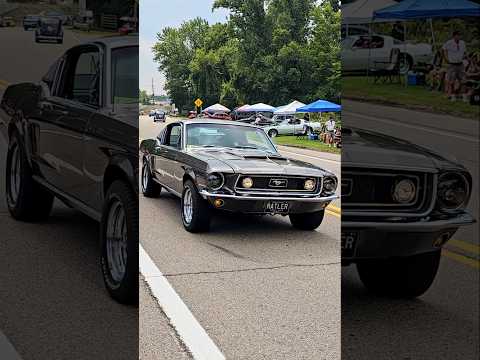 1968 Ford Mustang GT Fastback Classic Car Drive By Engine Sound Cruisin' Hines 2024