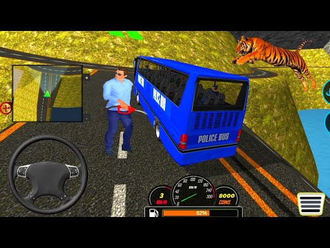 Us Police Coach Bus Driving Simulator – Offroad Police Soldier Transporter Bus - Android Games #51
