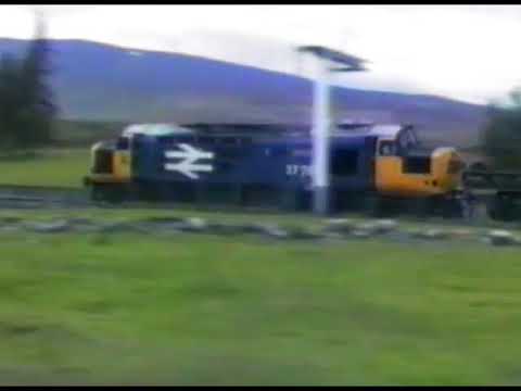 37261 rushes past Dalwhinnie