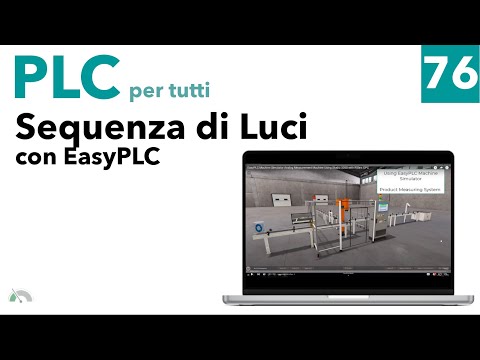Sequenza con 3 stati e pulsante in Ladder semplice con EasyPLC - Video 76
